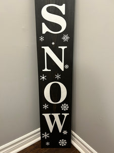 Let it Snow Welcome Sign