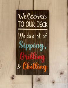 Deck Sign