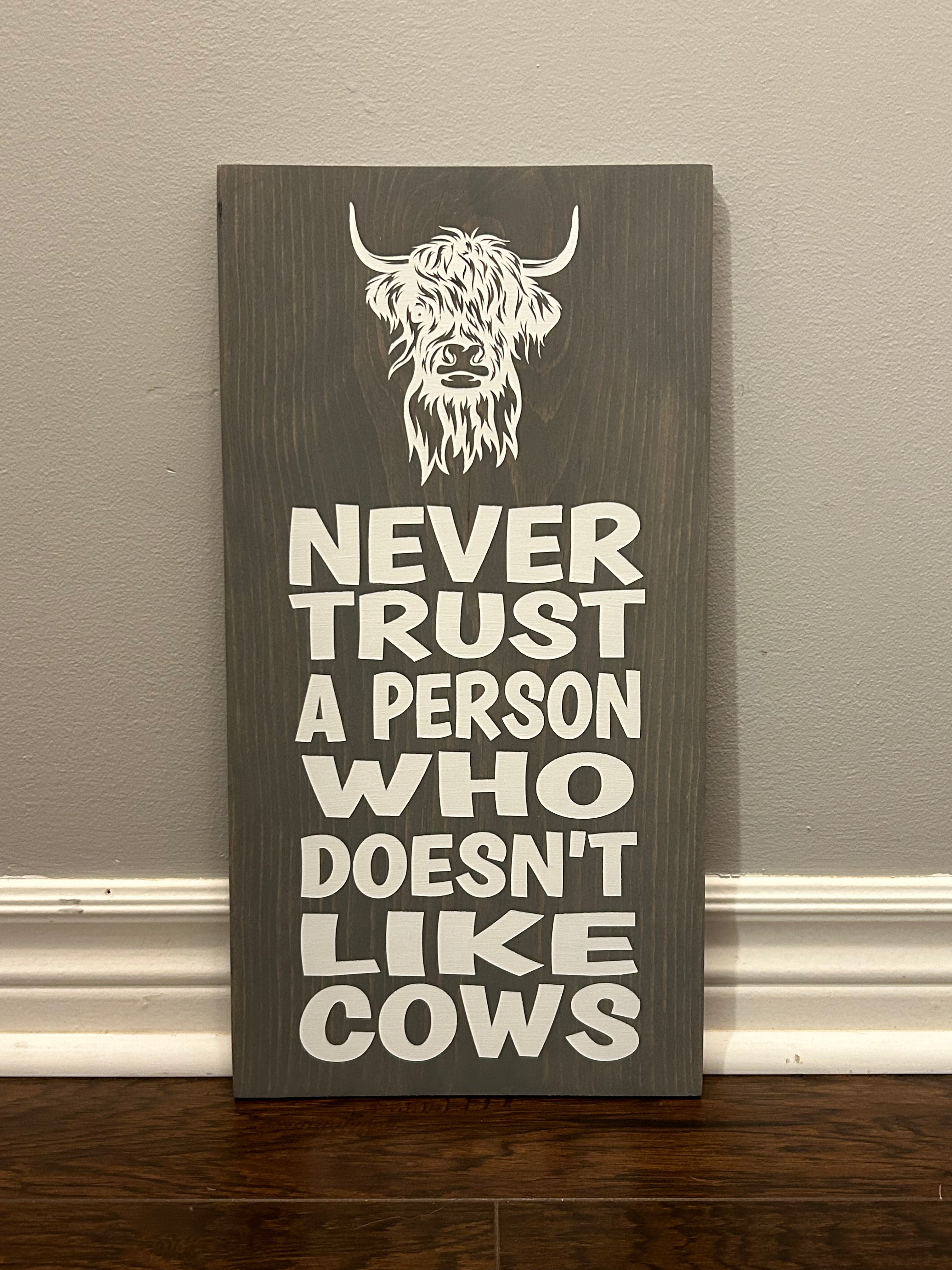 Cow Sign