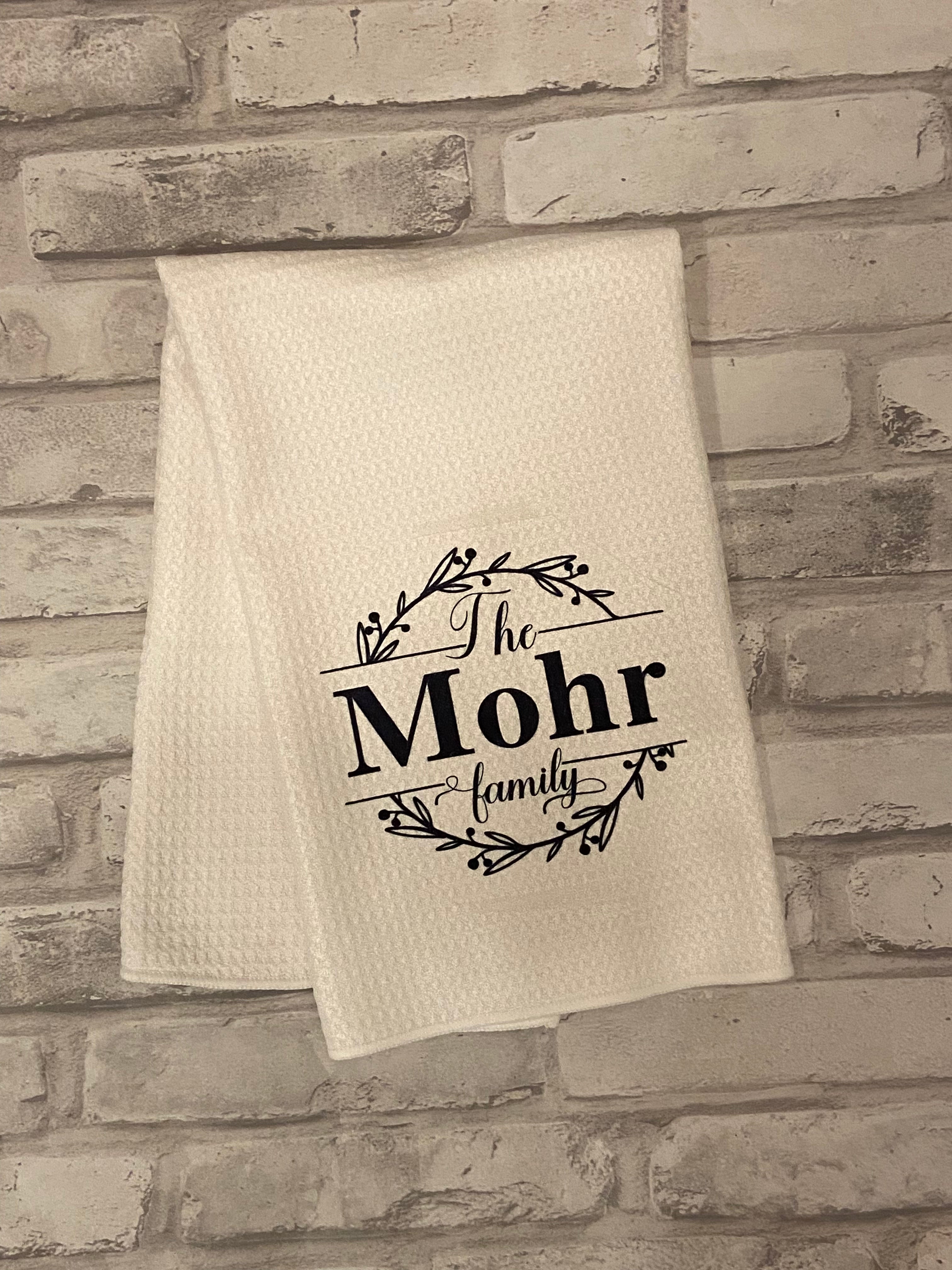 Personalized Family Tea Towel