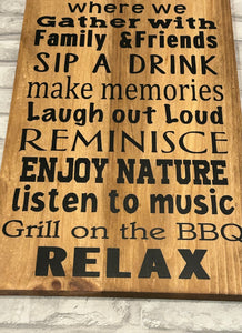 Deck Sign