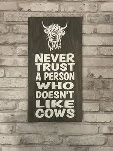 Cow Sign