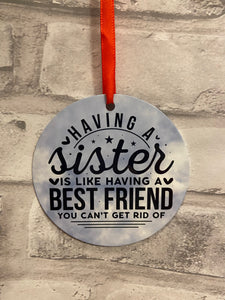 Sister Ornament