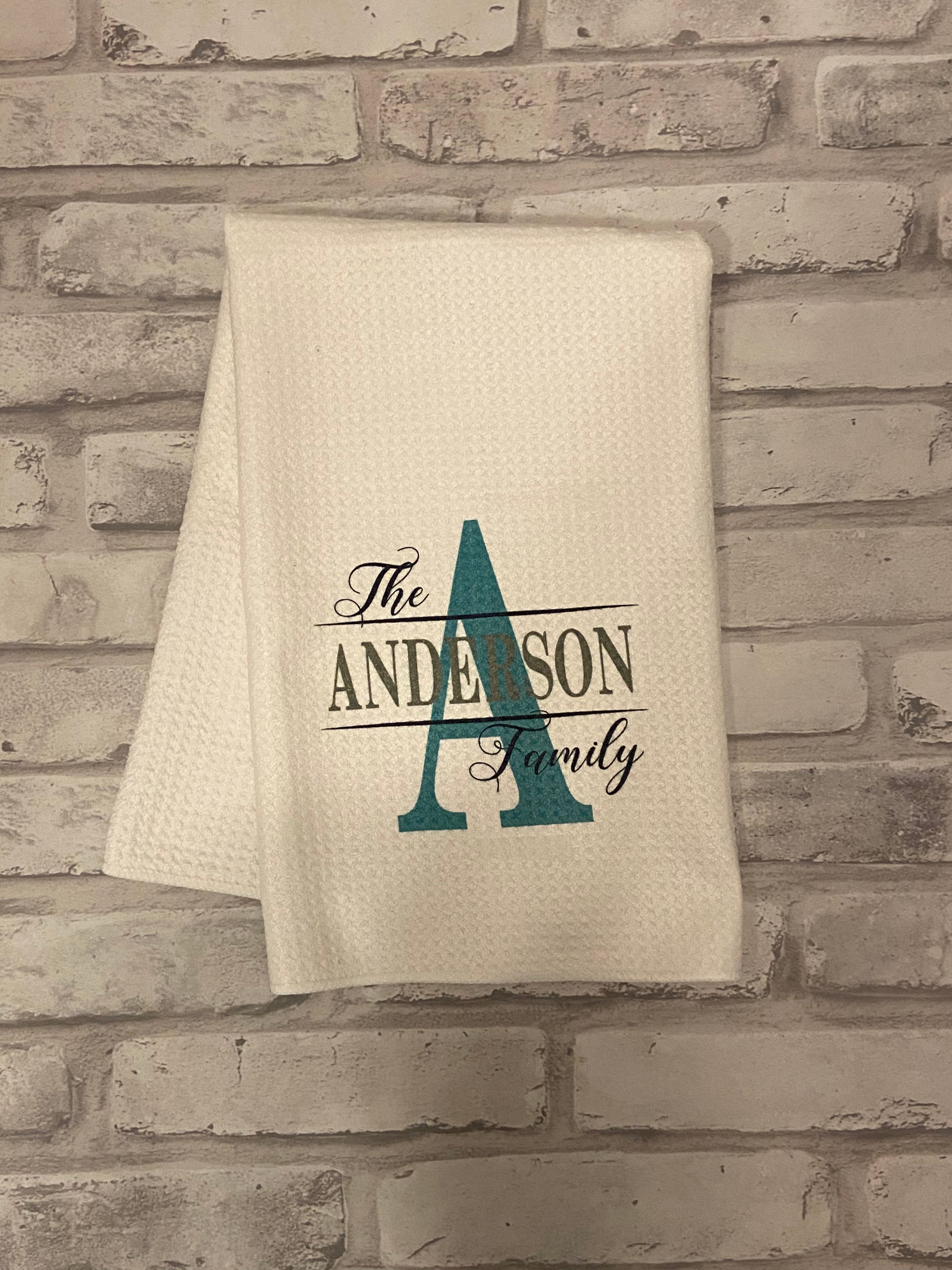 Personalized Family Tea Towel