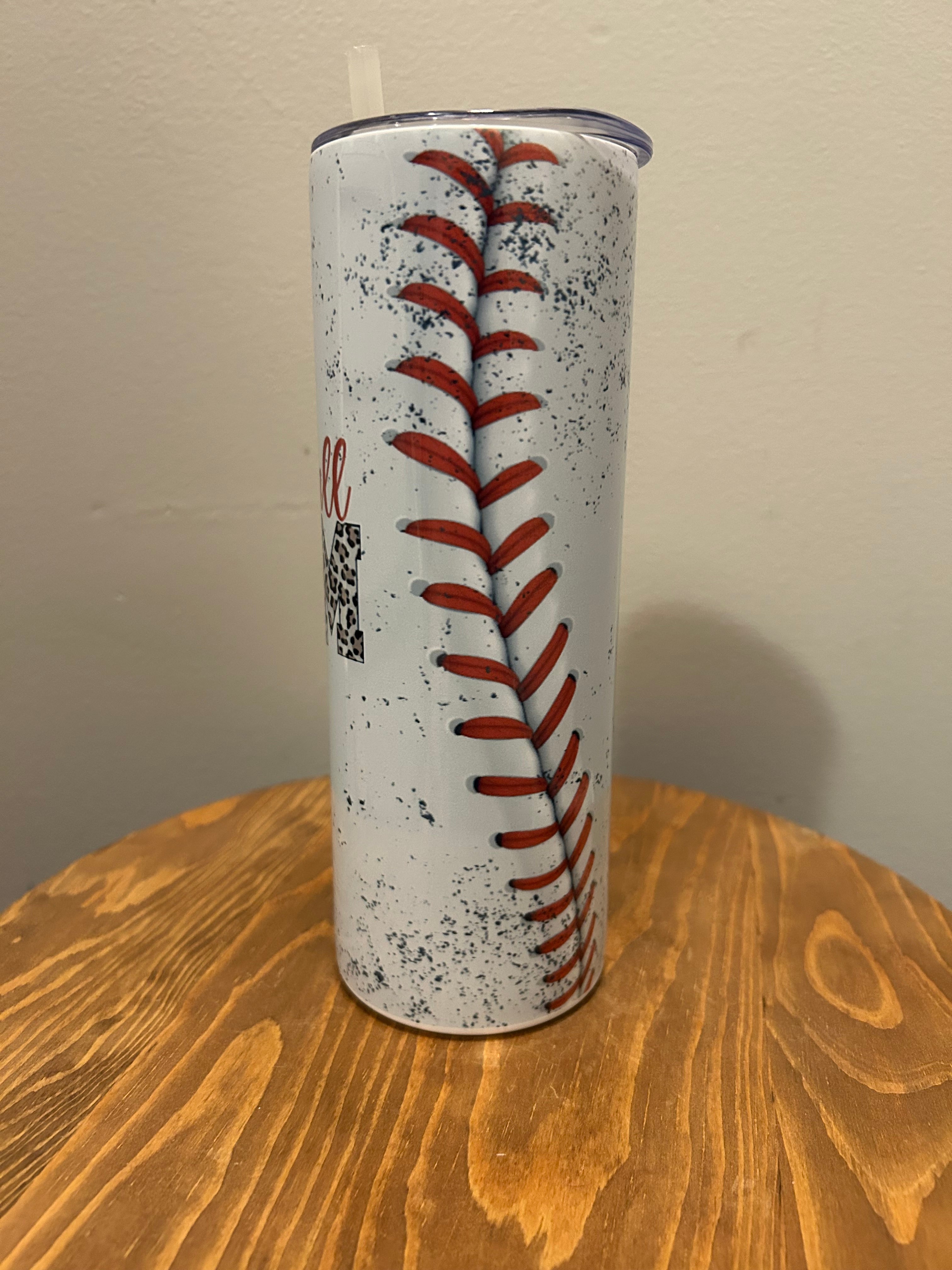 20oz Baseball Tumbler