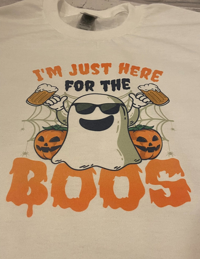 Here for the Boos - Halloween Shirt