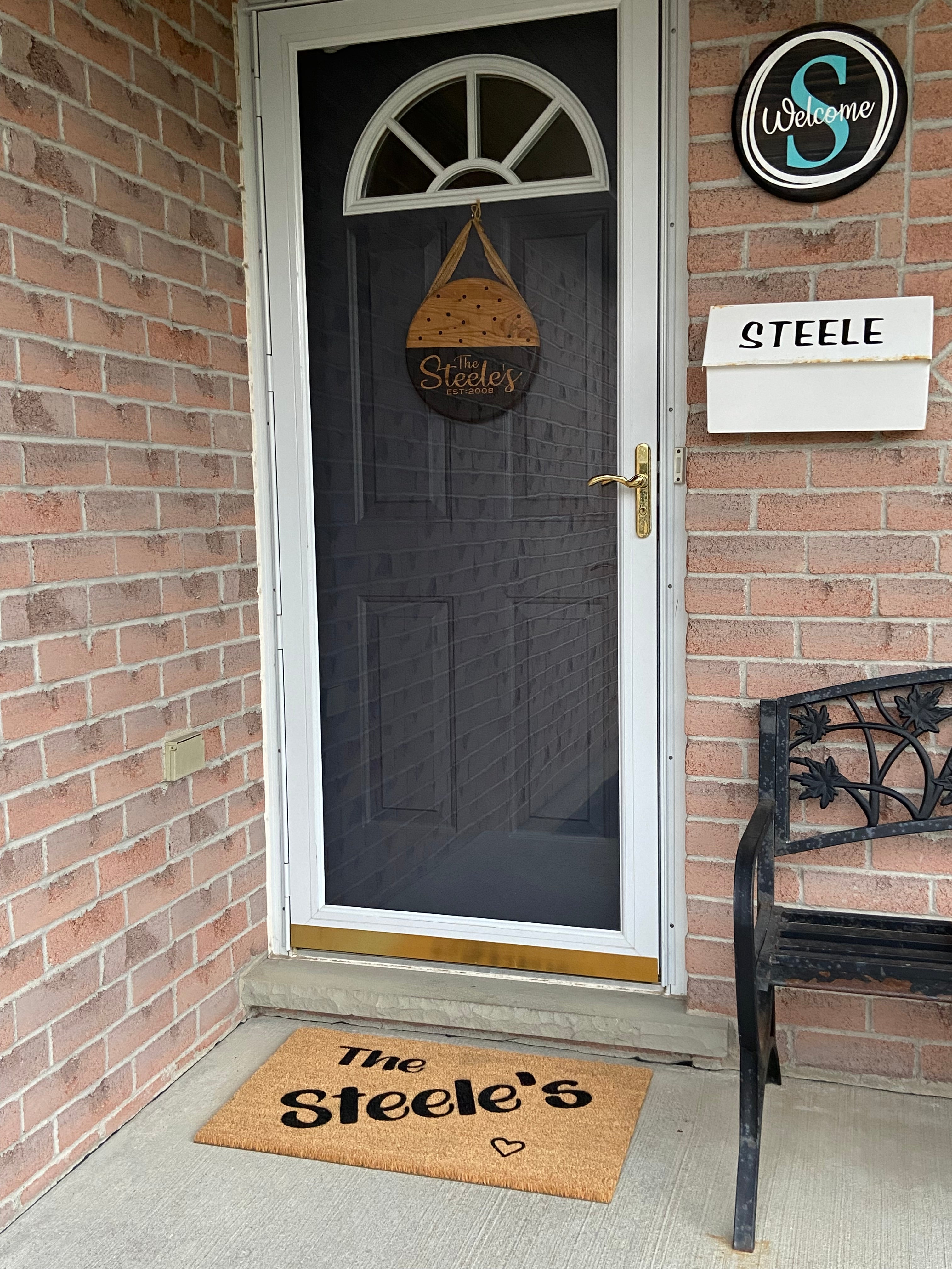 Family Name Door Mat