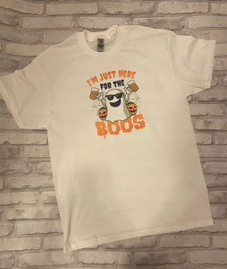 Here for the Boos - Halloween Shirt