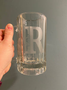 Etched Glass Stein