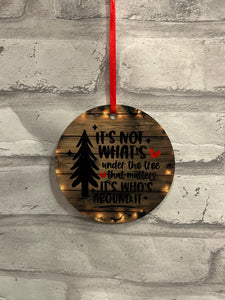 It’s Not What’s Under the Tree Ornament