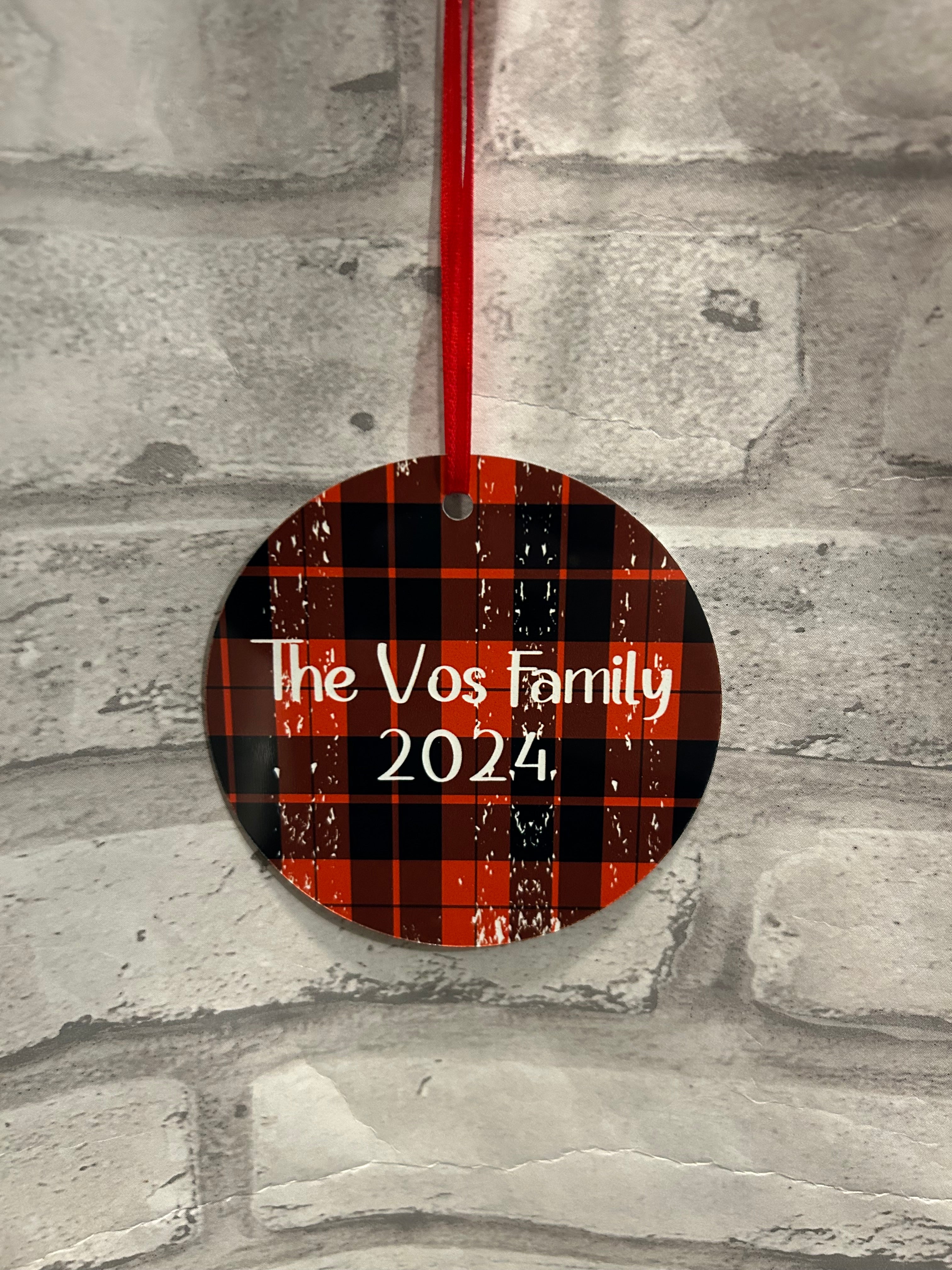 Custom Family Ornament