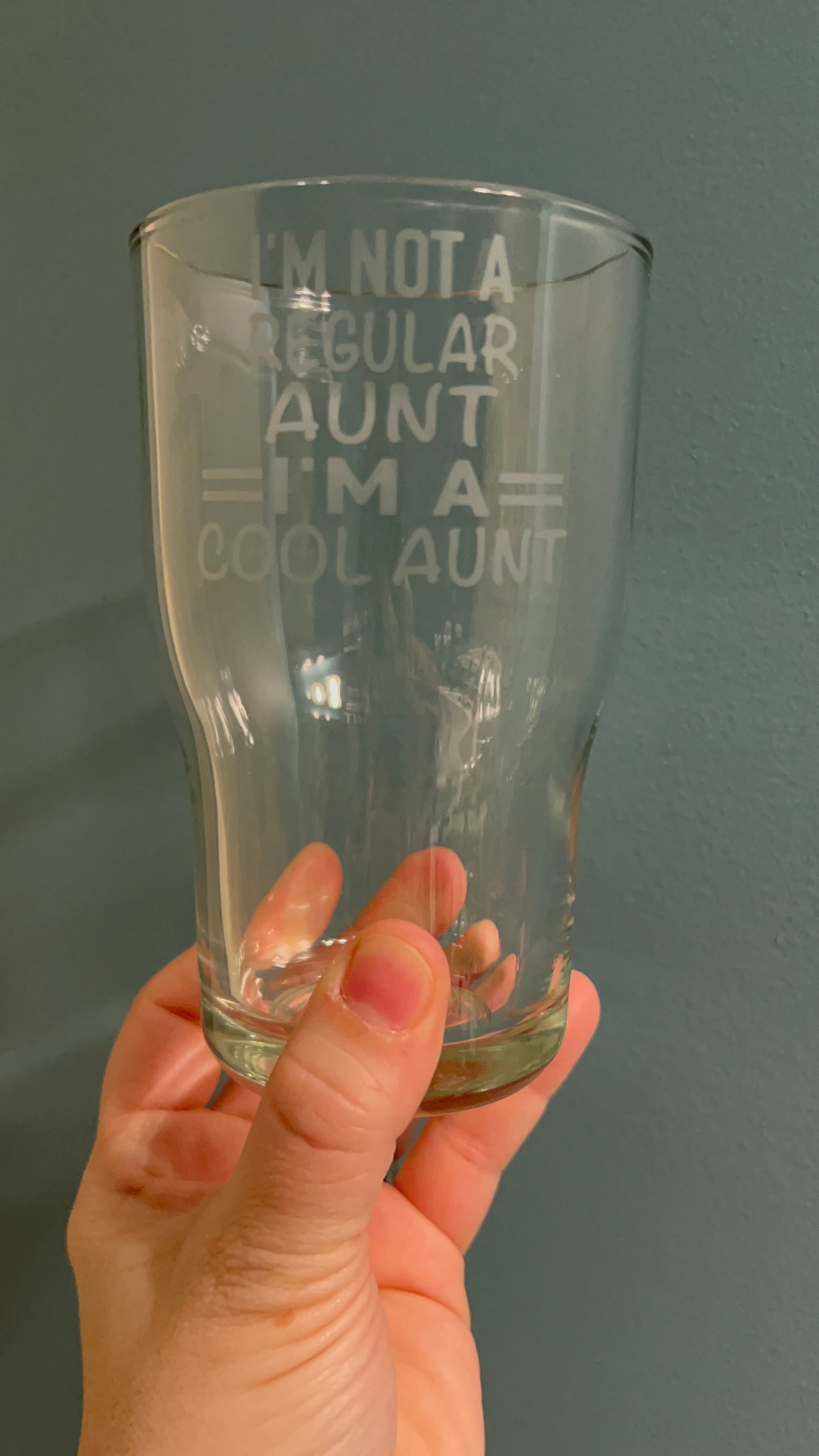 Cool Aunt Beer Glass