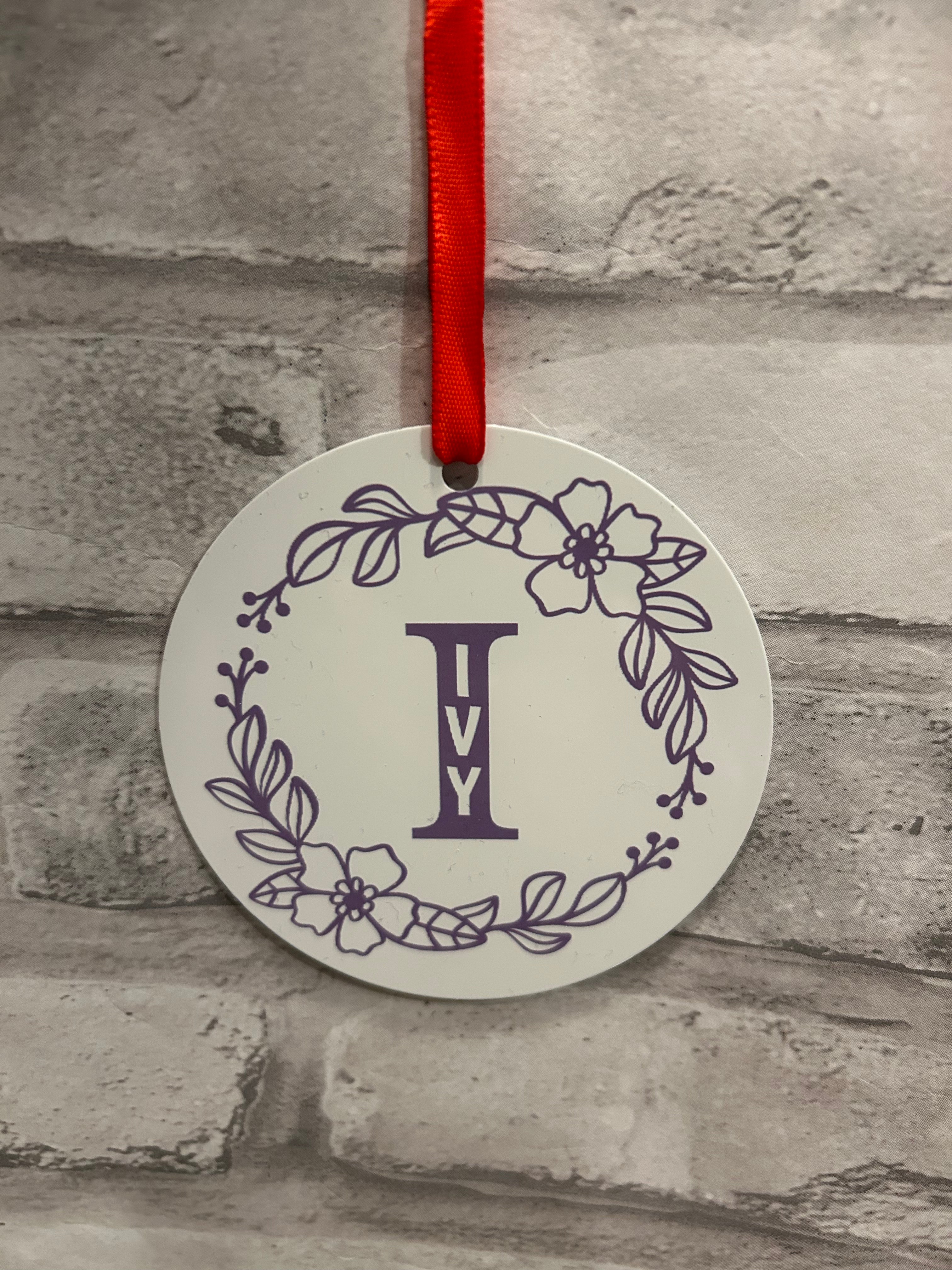 Custom Name Ornament