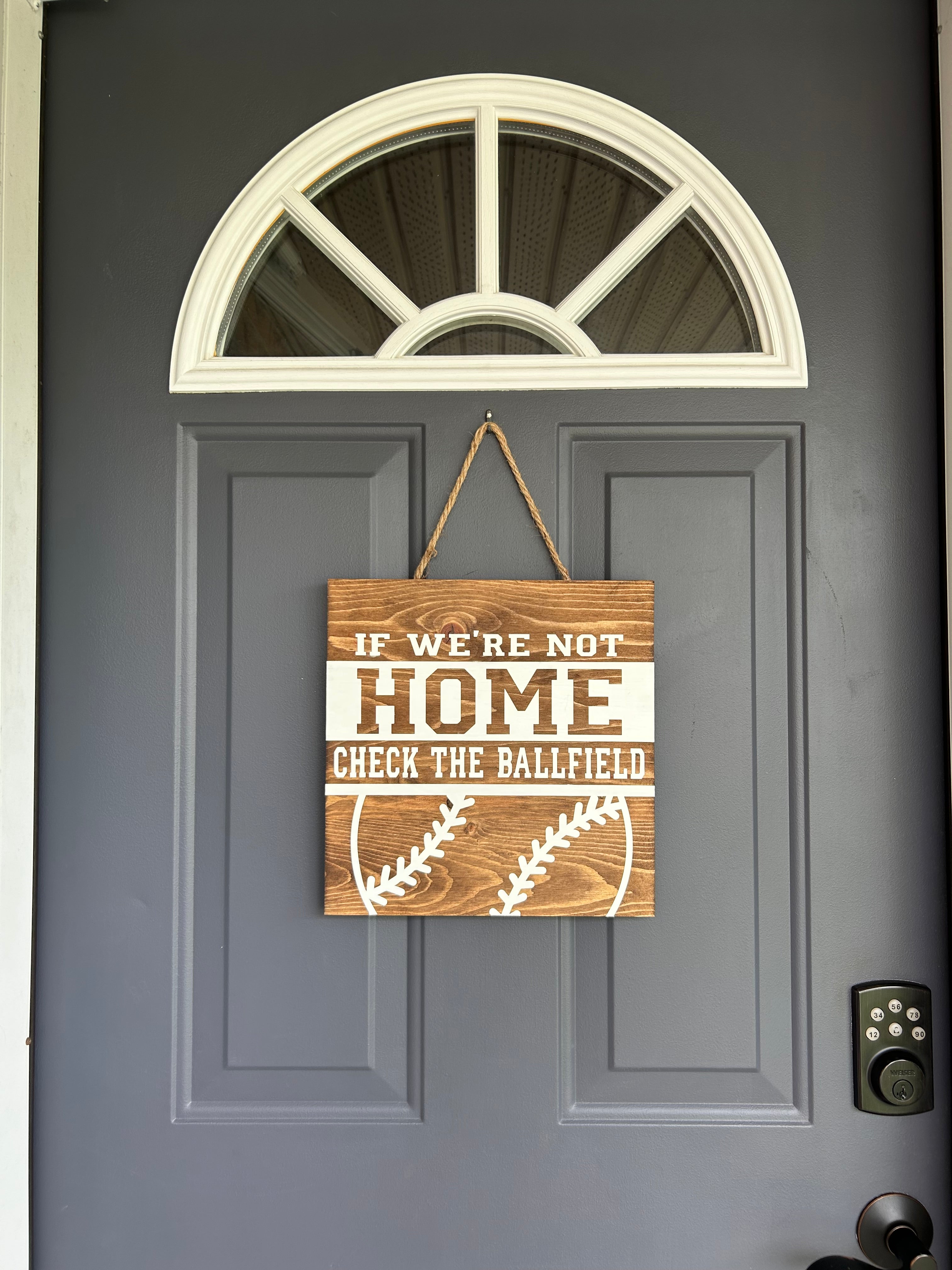 Baseball Door Hanger
