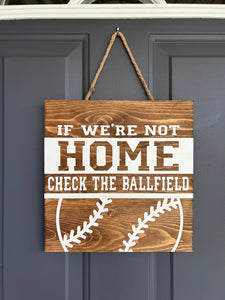 Baseball Door Hanger