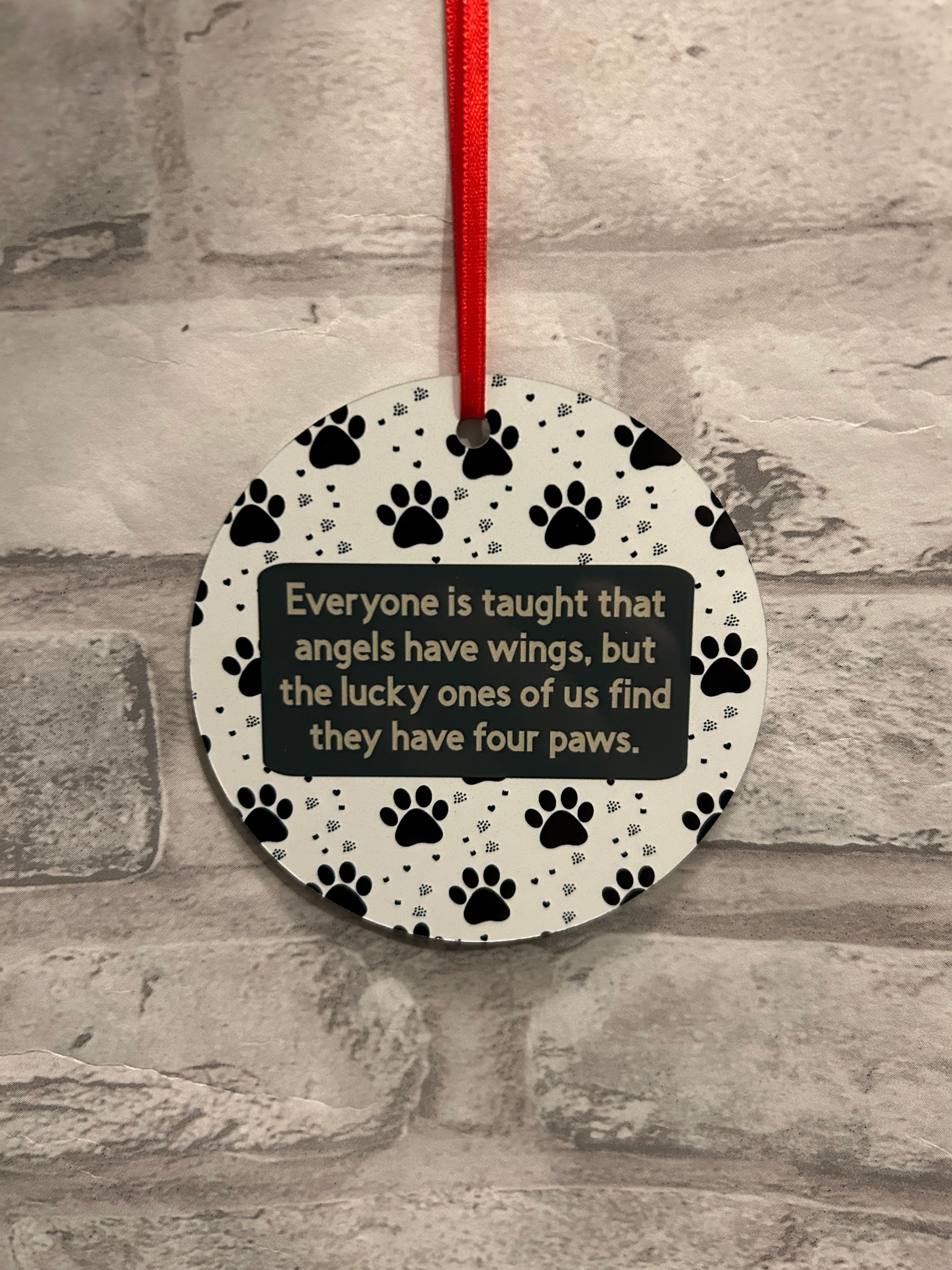 Dog Memorial Ornament