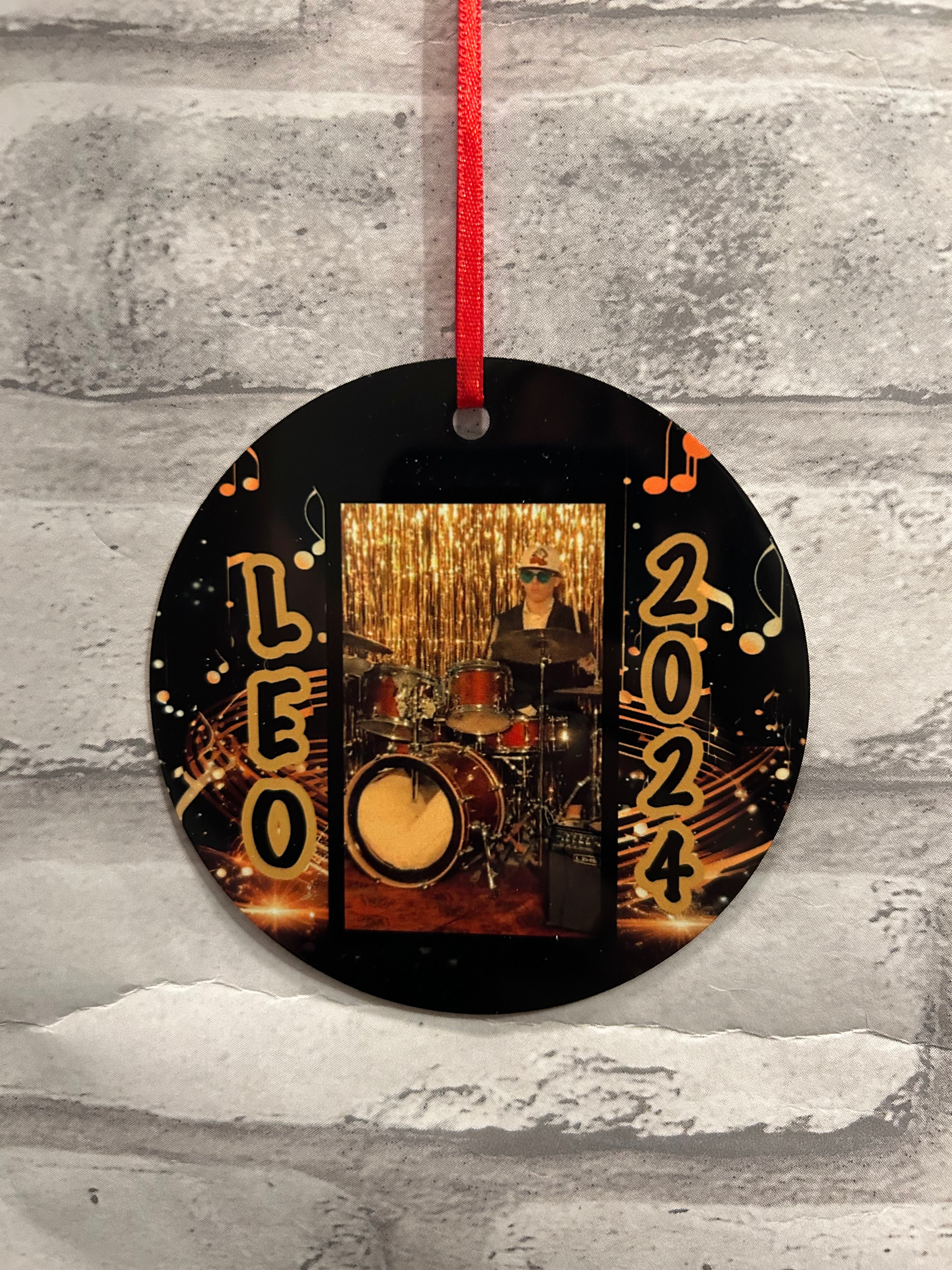 Custom Music Christmas Ornament