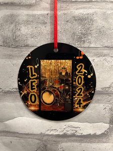 Custom Music Christmas Ornament