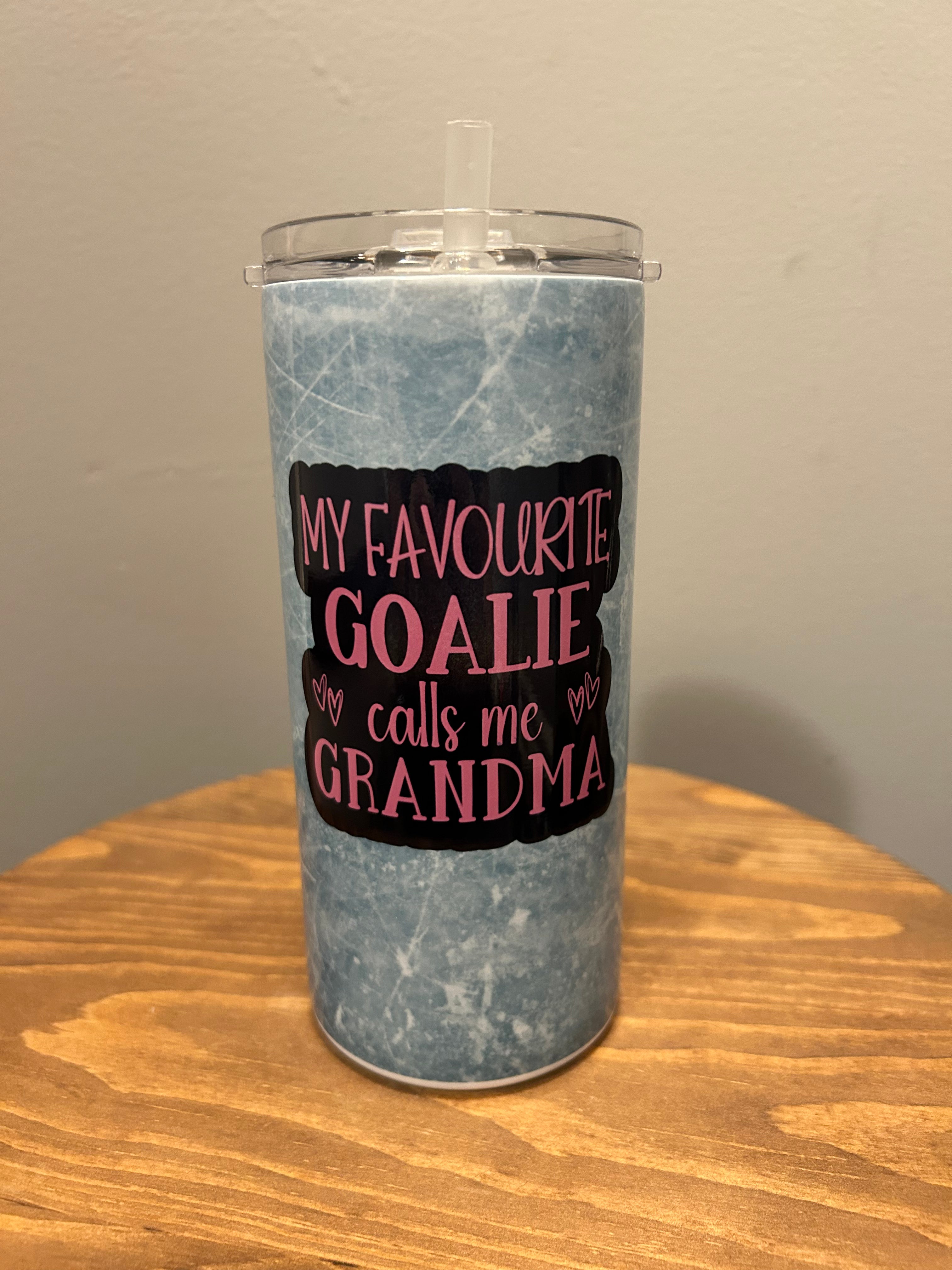 Goalie Grandma Hot/Cold Tumbler w/Straw