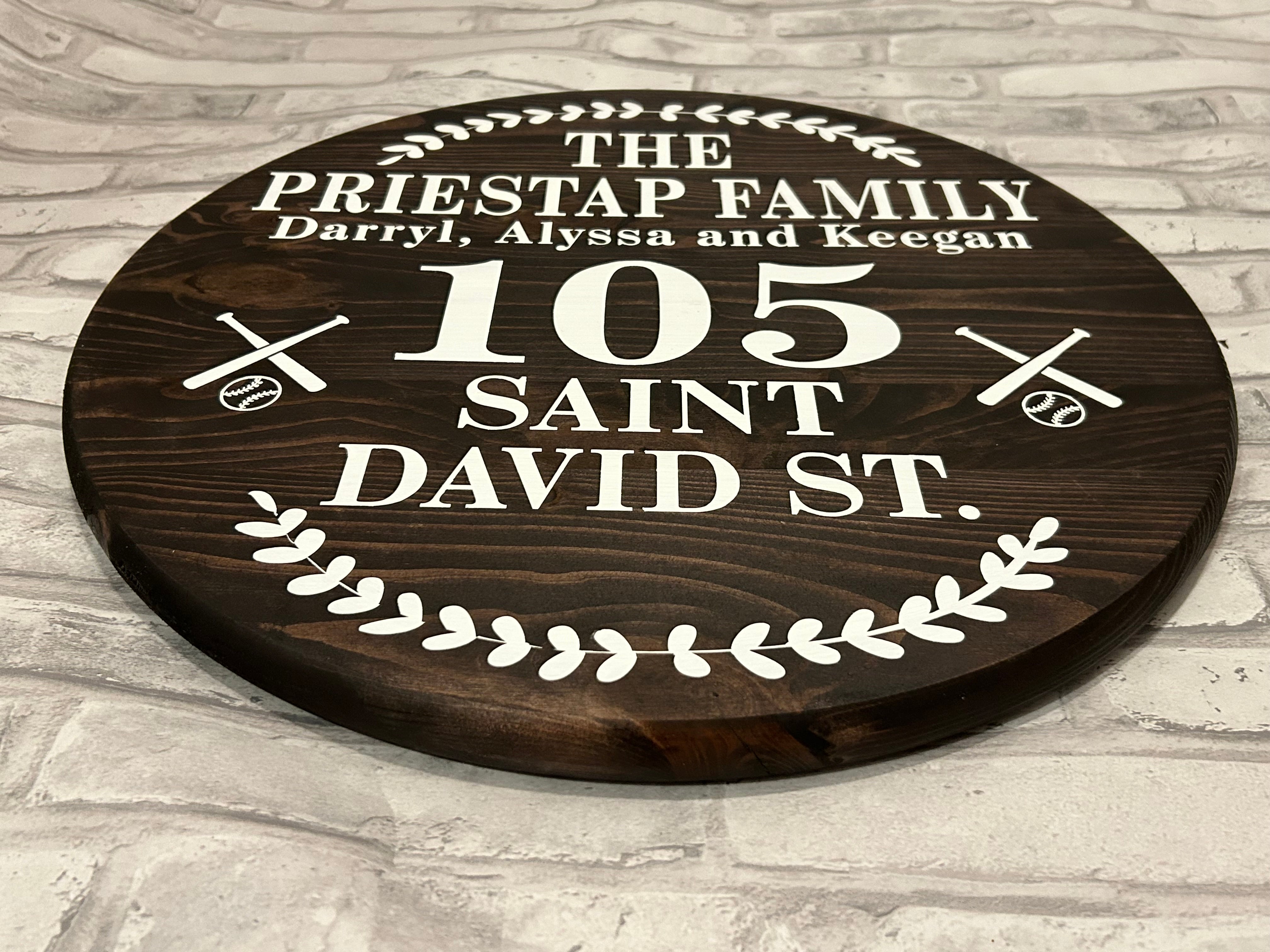 18” Address Sign