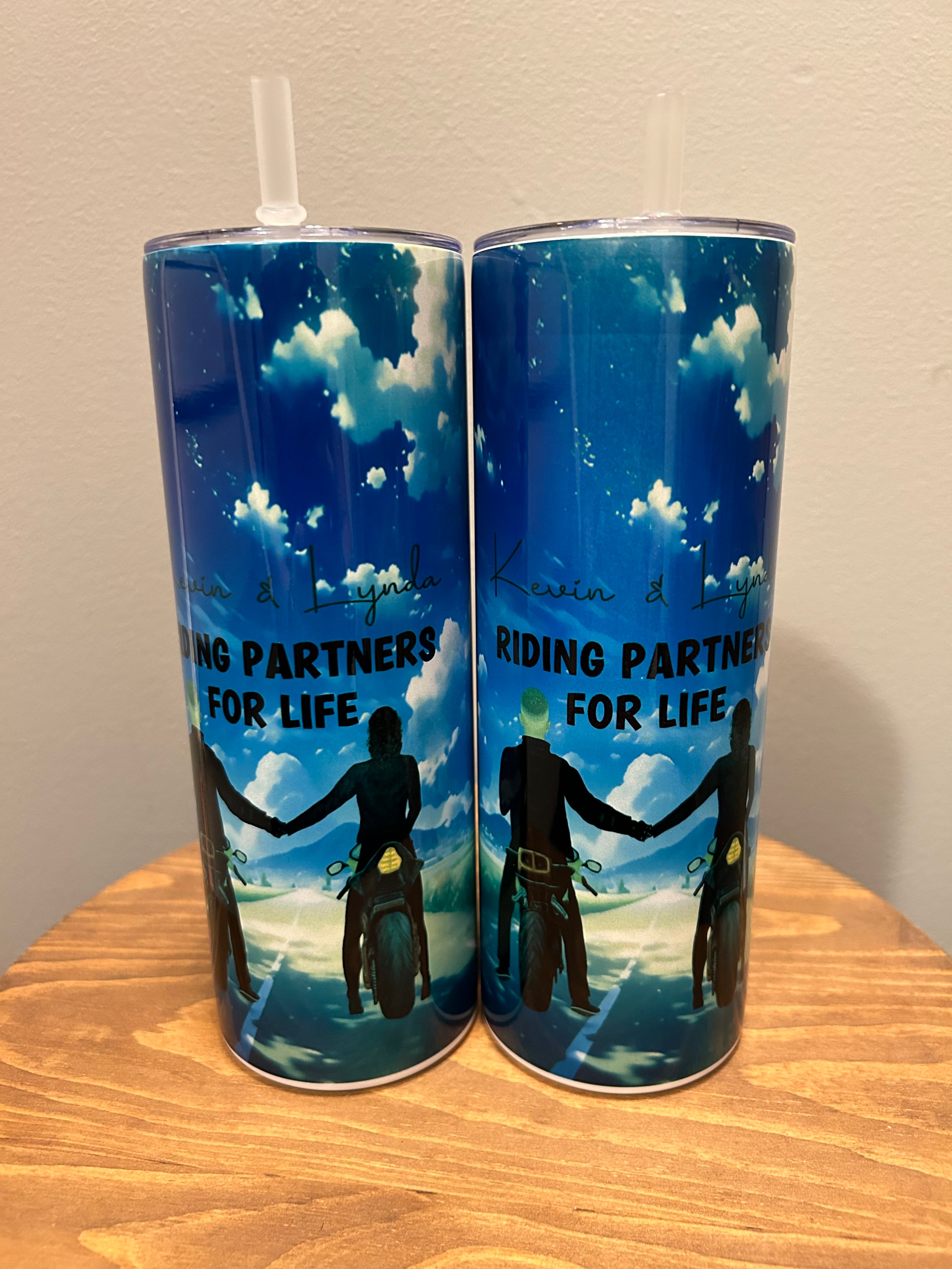 20oz Riding Partners for Life Tumbler