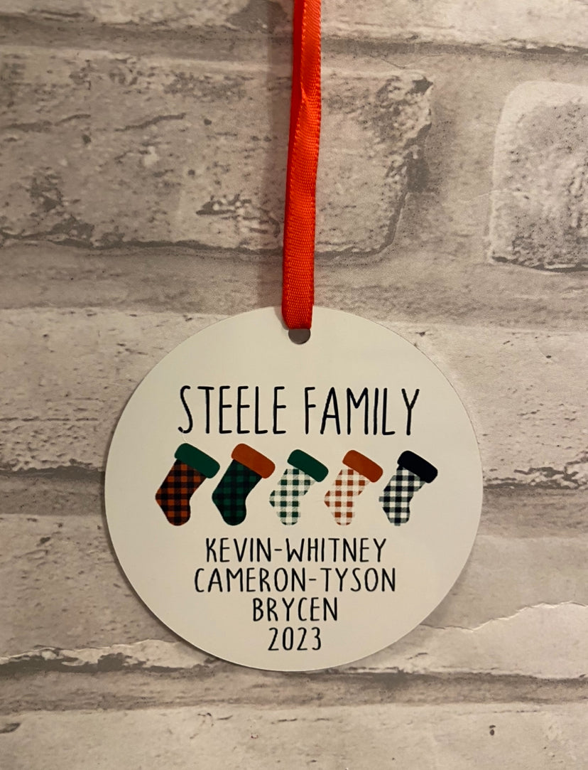 Custom Family Ornament