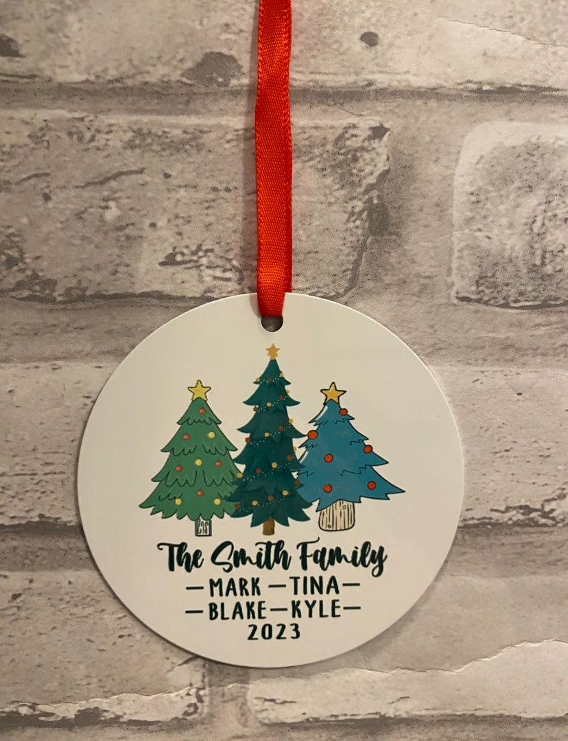 Custom Family Ornament