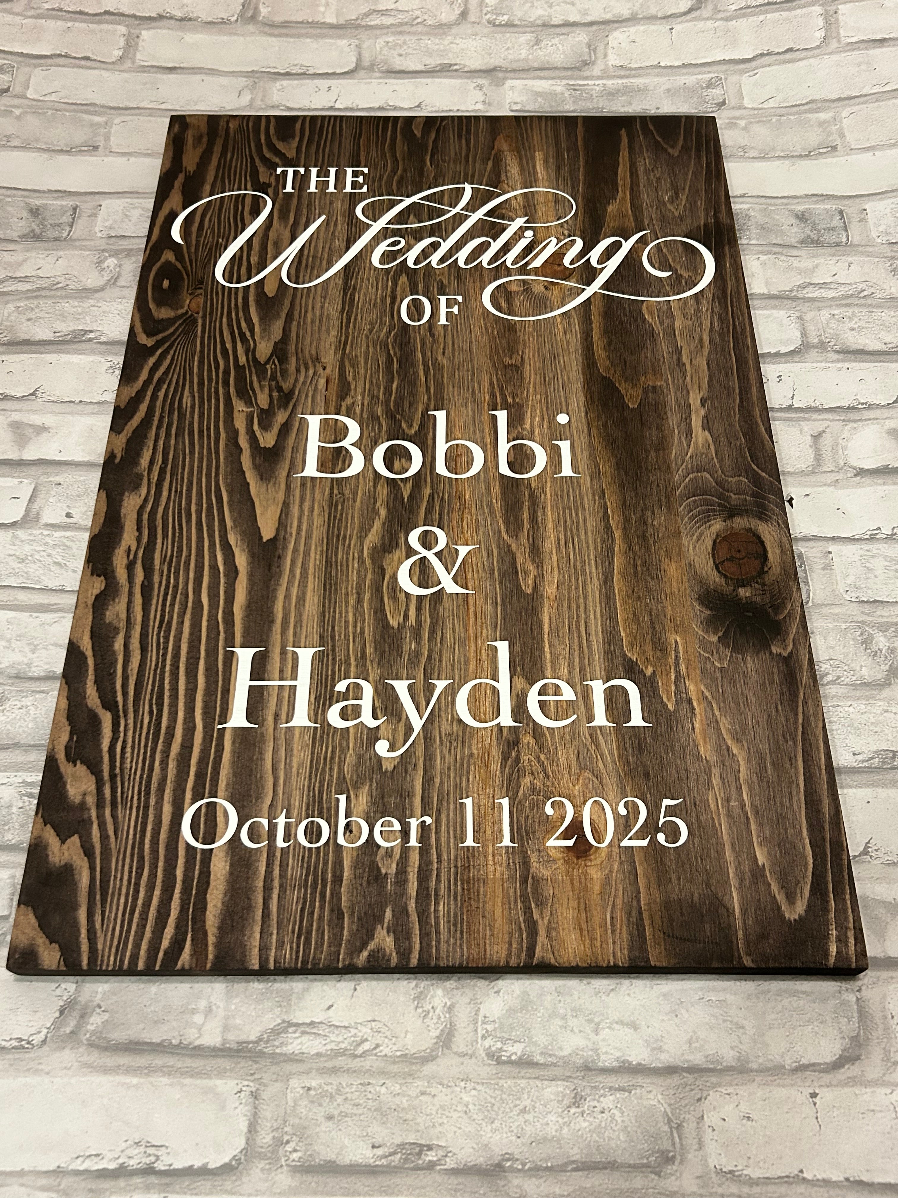 Wedding Sign