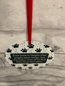 Dog Memorial Ornament