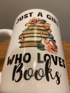 Girl Who Loves Books Mug