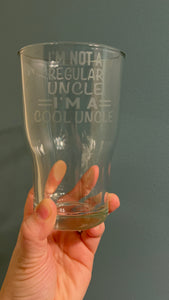 Cool Uncle Beer Glass