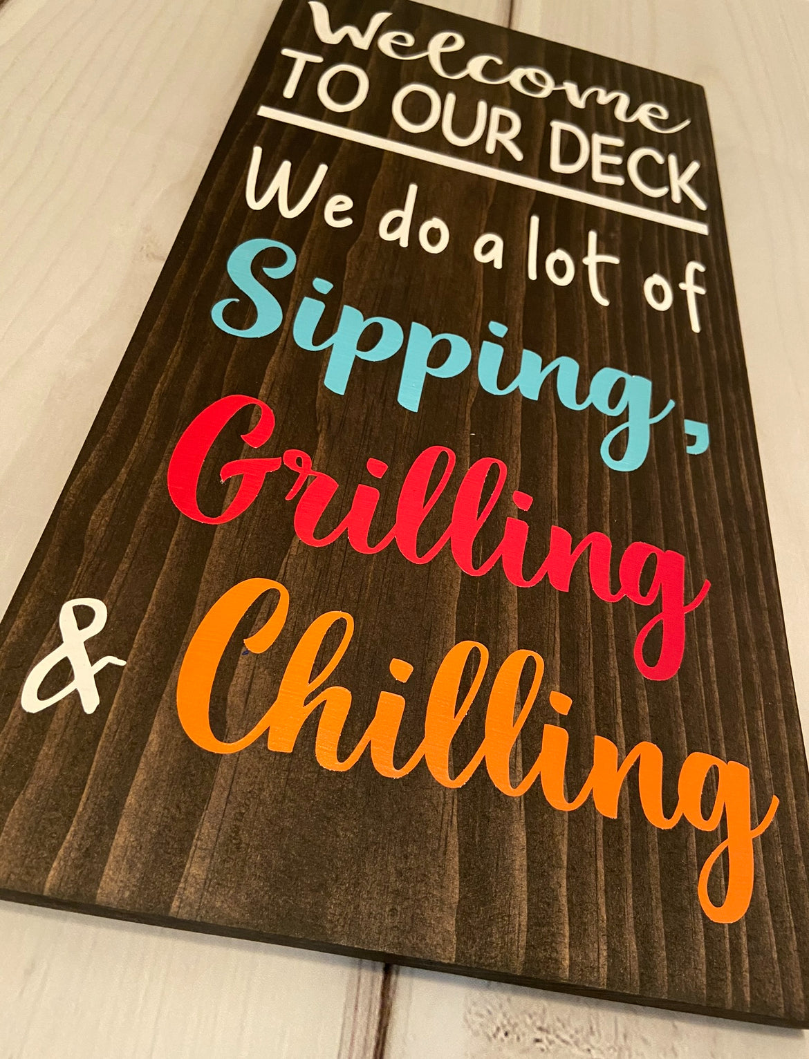 Deck Sign