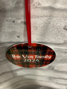 Custom Family Ornament