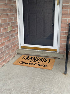 Grandkids Door Mat