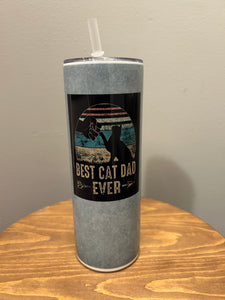 20oz Cat Dad Tumbler