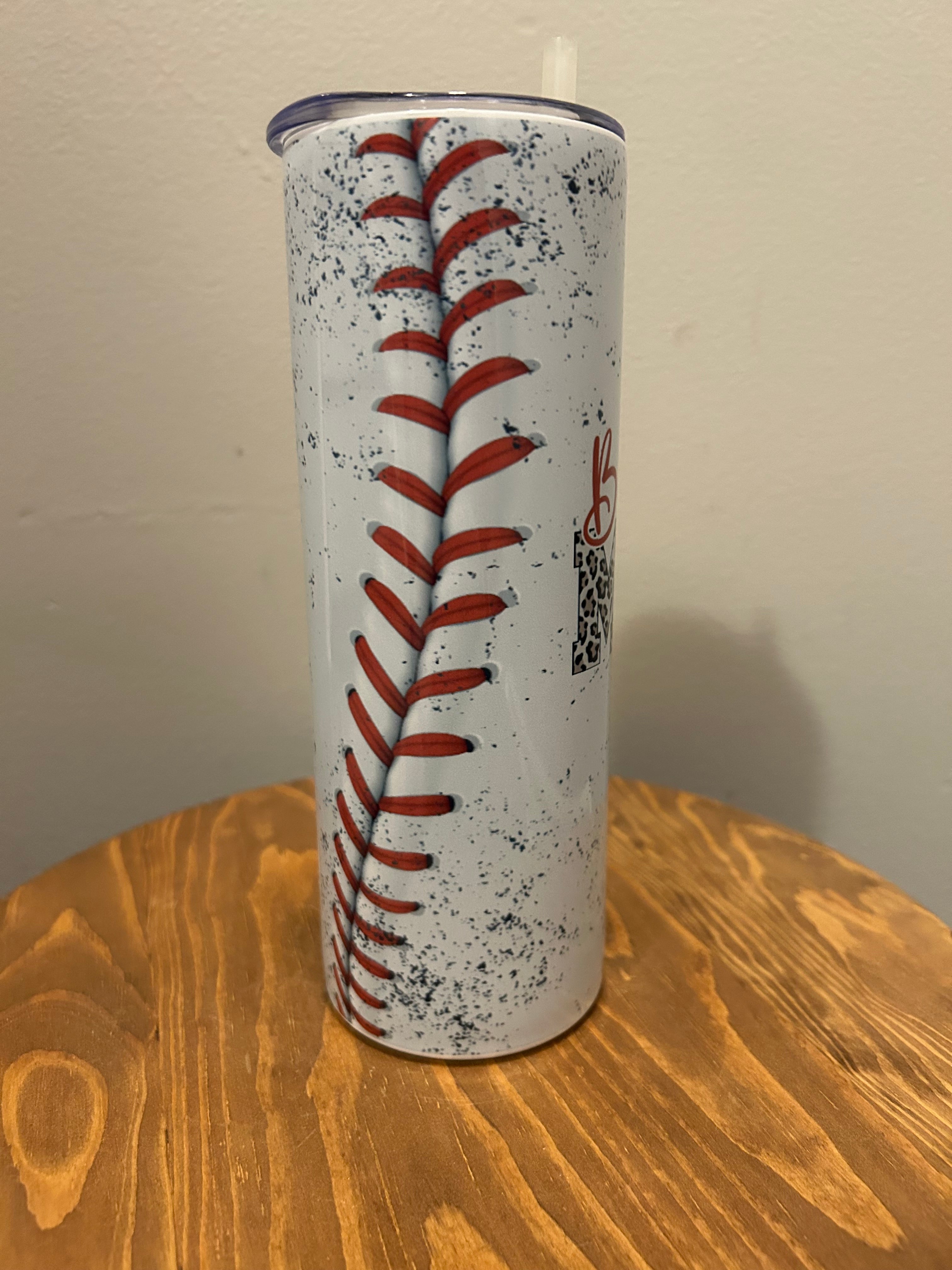 20oz Baseball Tumbler