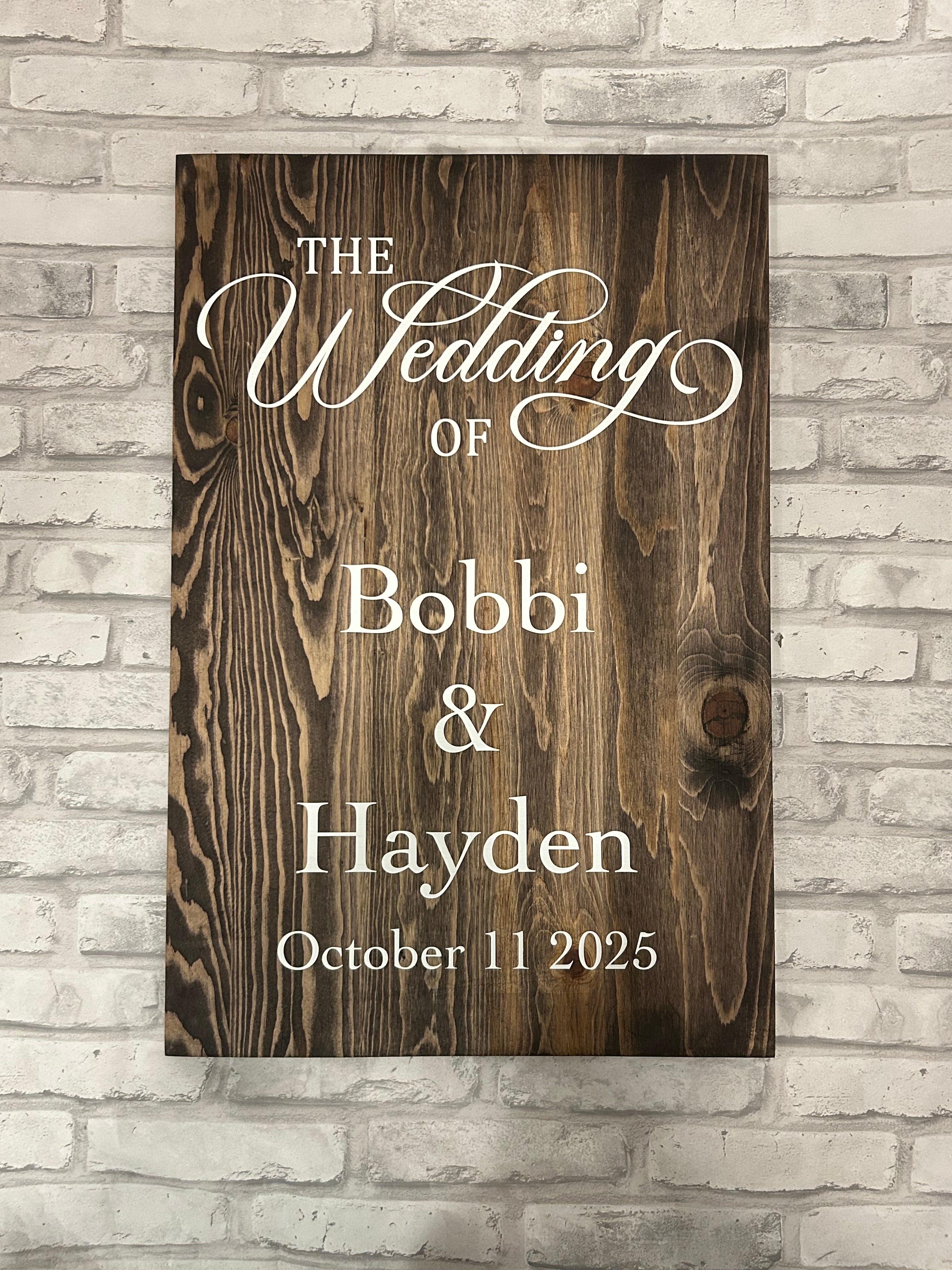 Wedding Sign