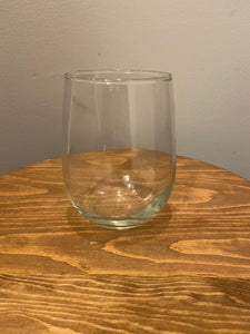 Custom - Stemless Wine Glass - Etching