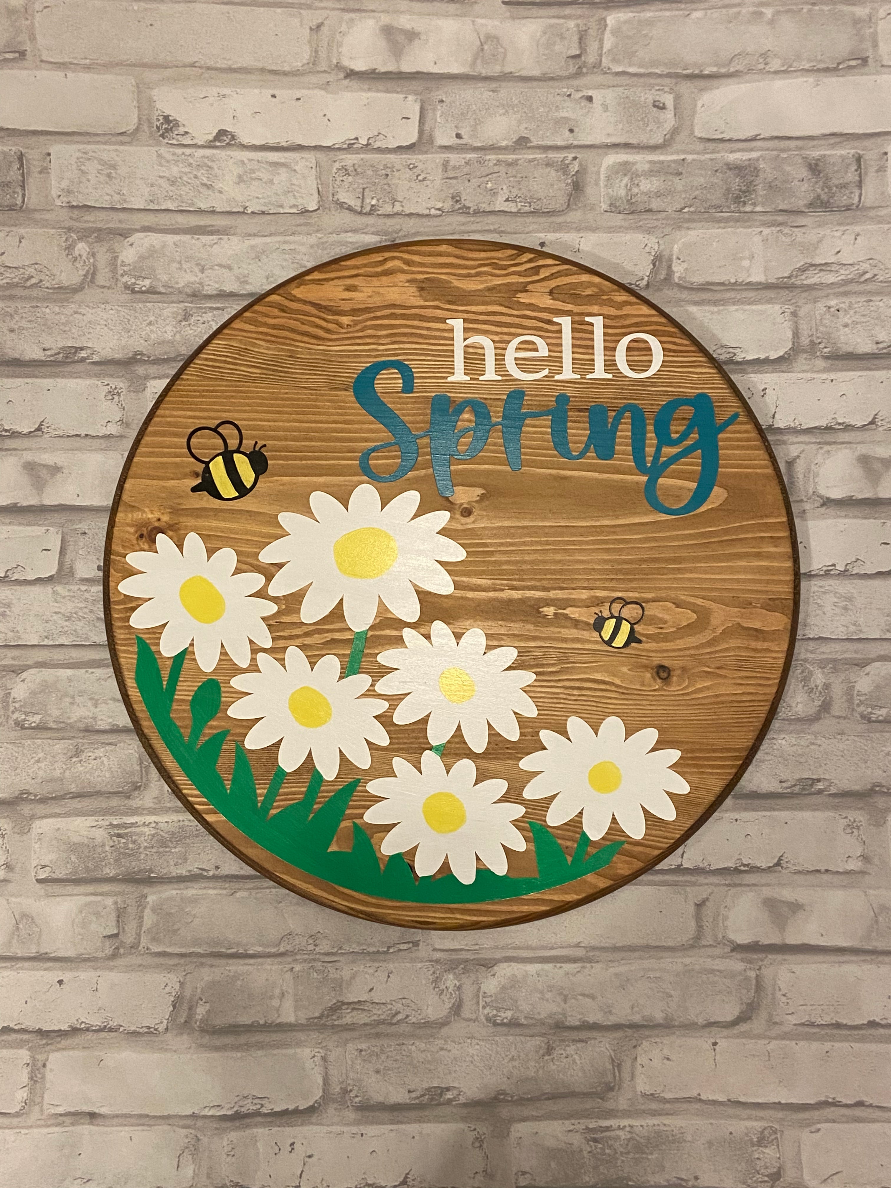 Hello Spring Sign