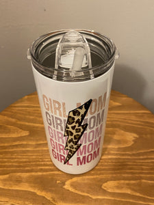 Girl Mom Tumbler