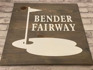 Custom Golf Sign