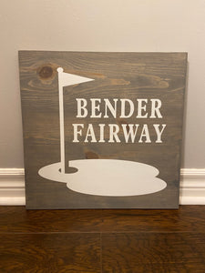 Custom Golf Sign