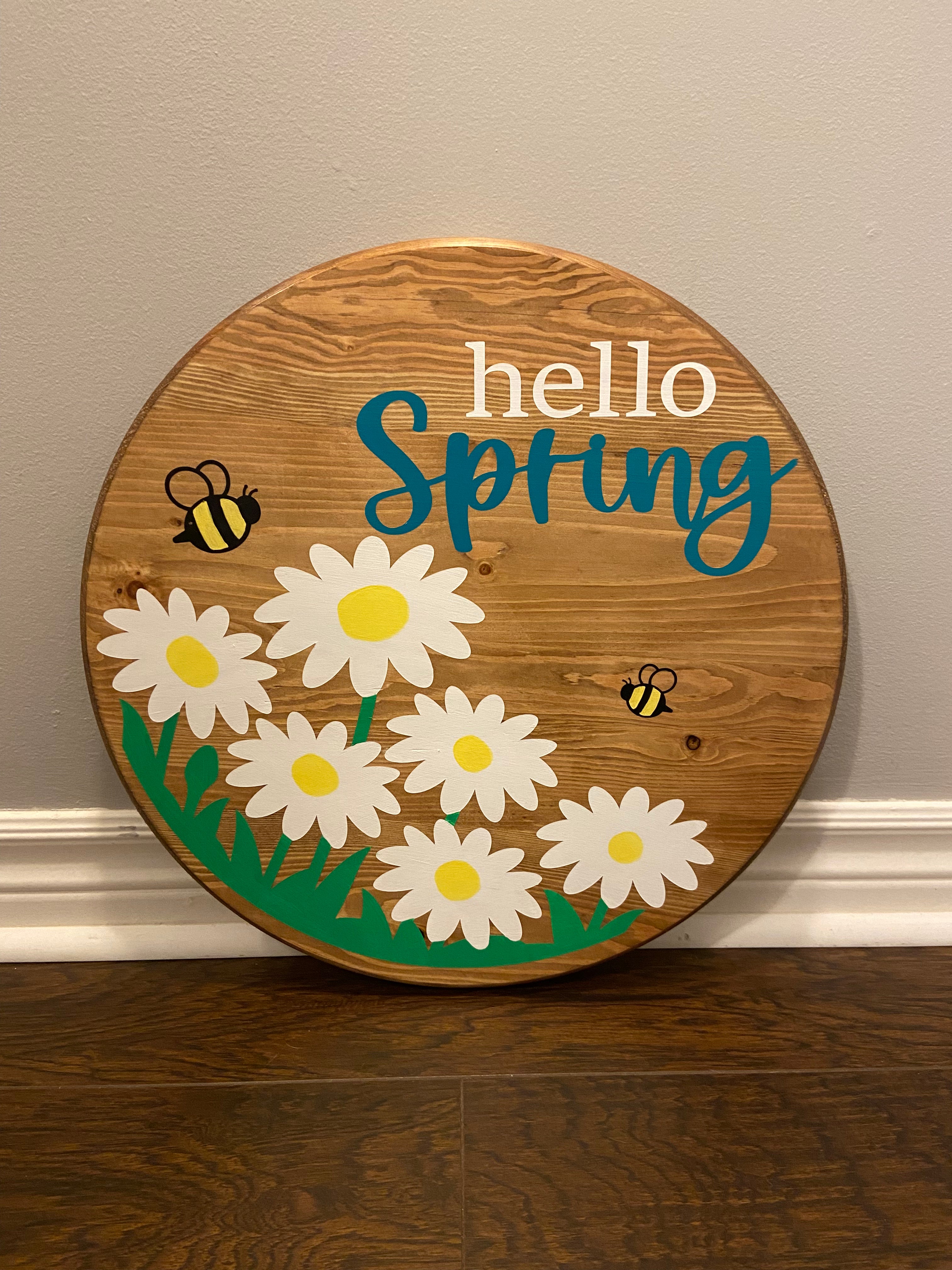 Hello Spring Sign