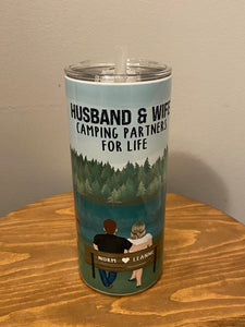 Camping Couple - Hot/Cold Tumbler