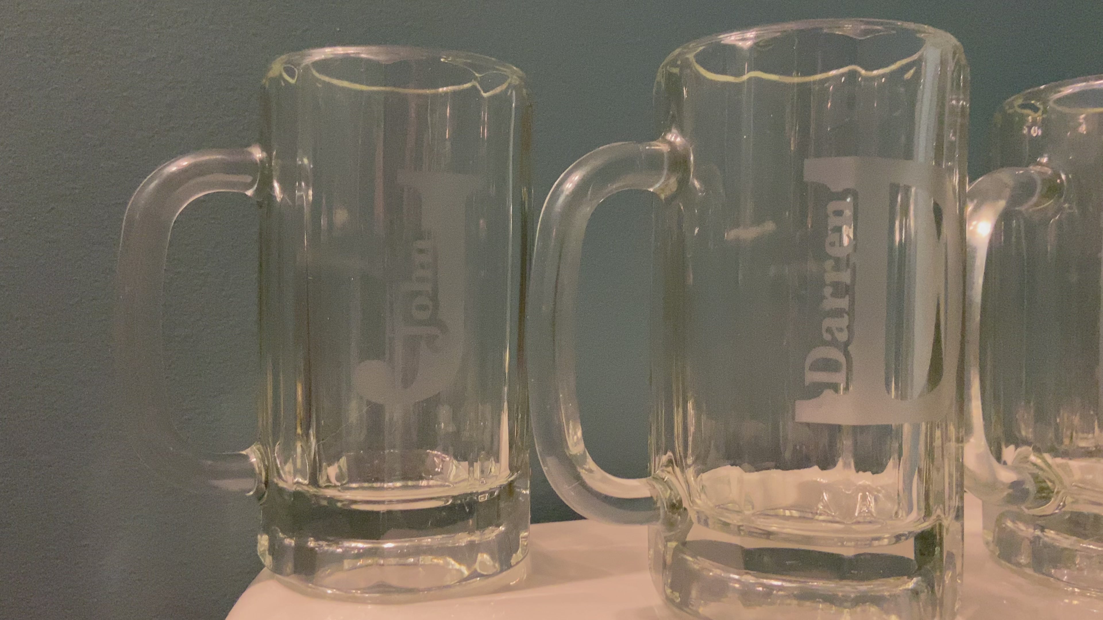 Etched Glass Stein