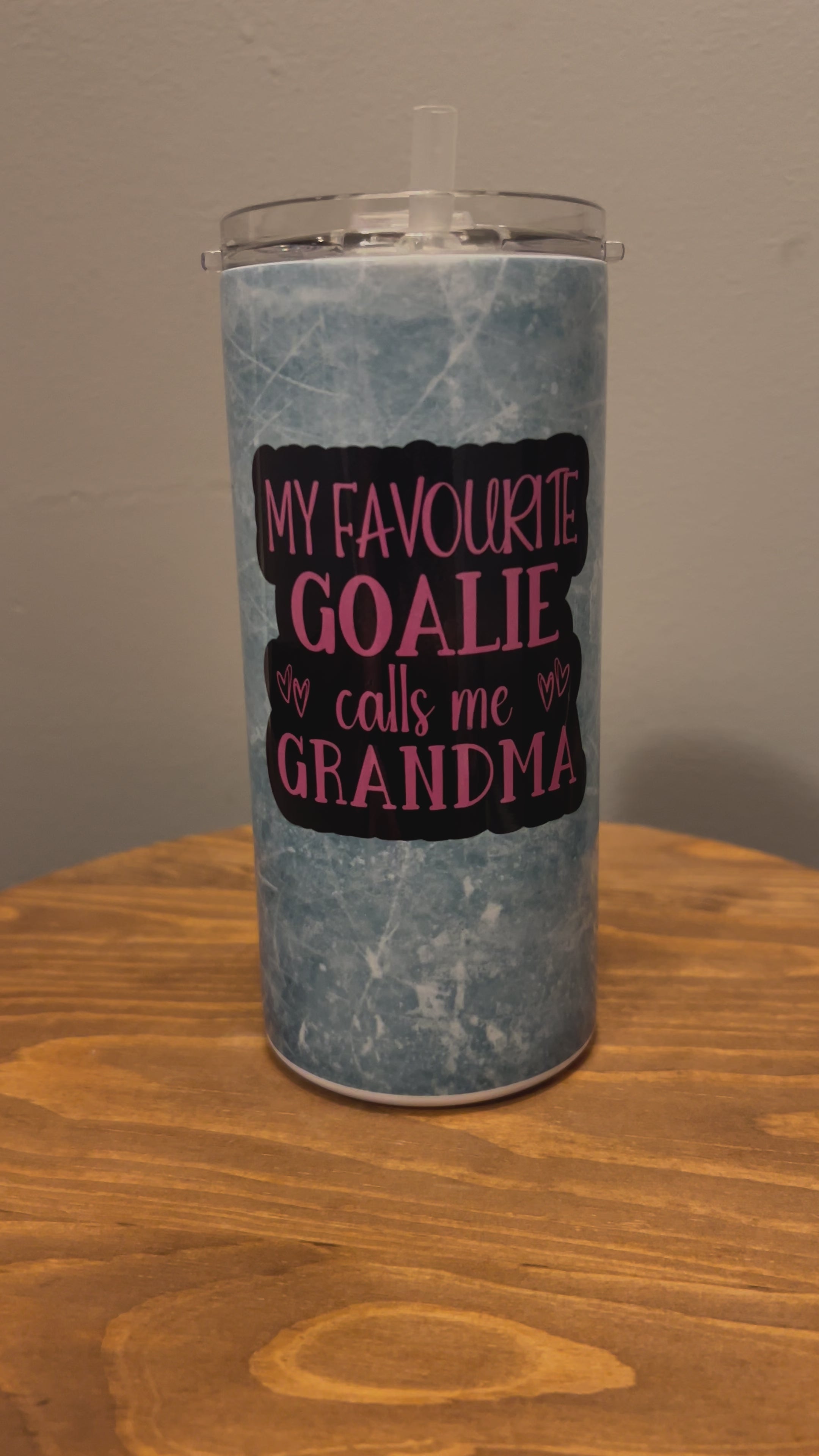 Goalie Grandma Hot/Cold Tumbler w/Straw