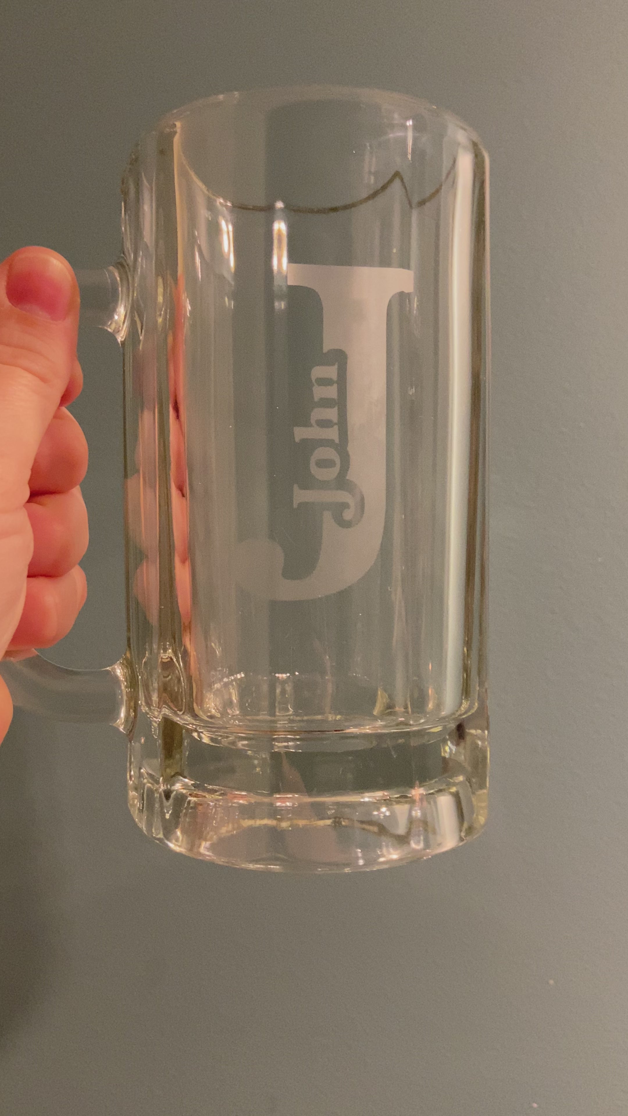 Etched Glass Stein