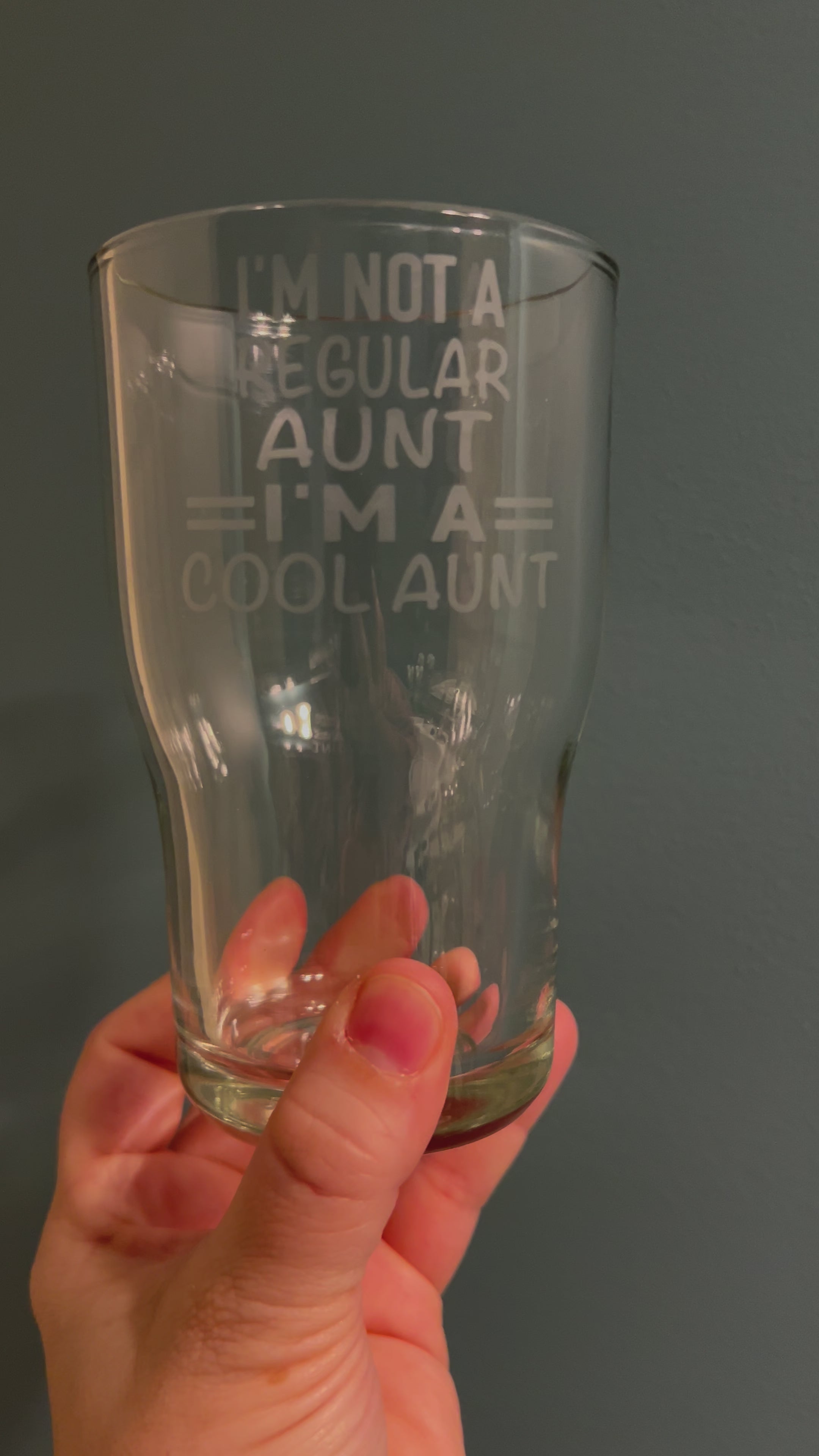 Cool Aunt Beer Glass