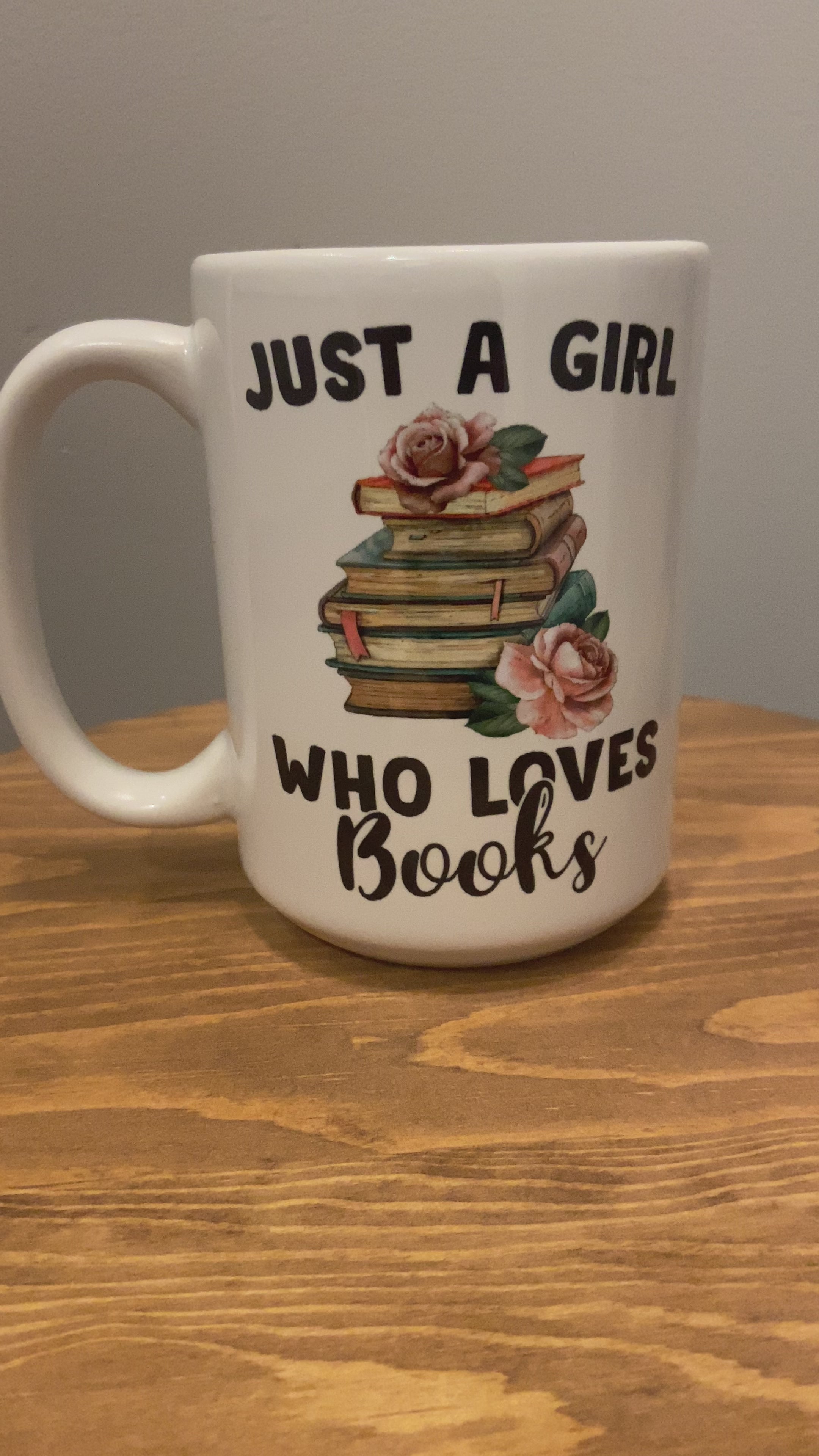 Girl Who Loves Books Mug