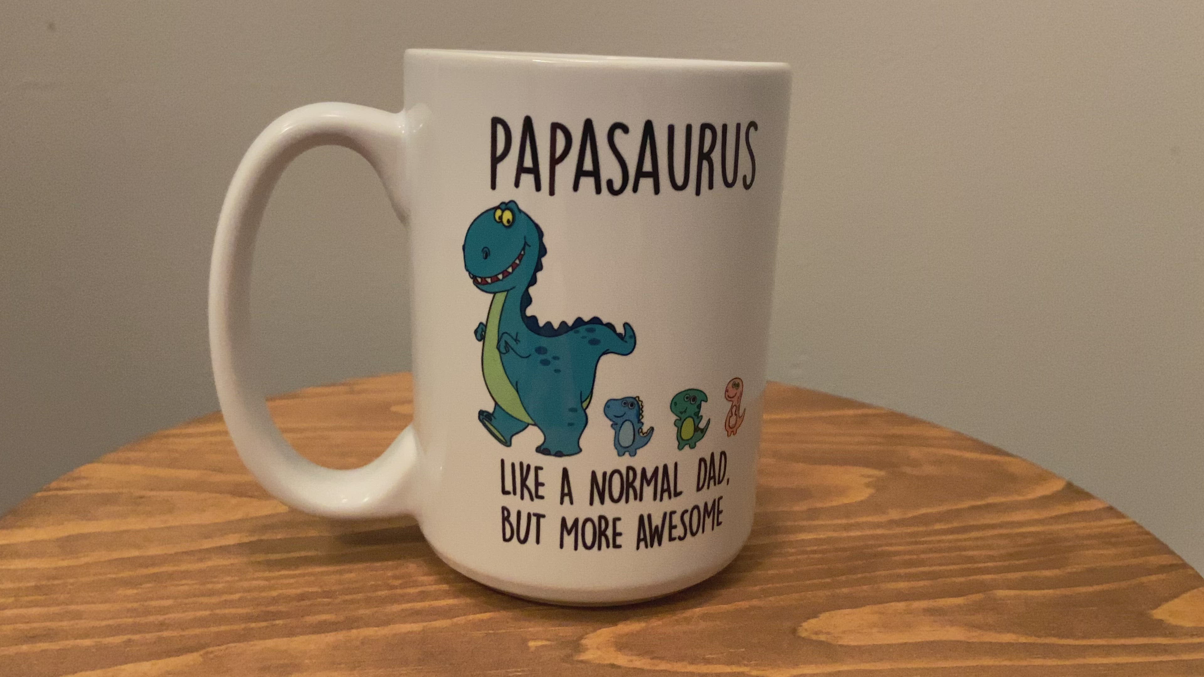 15oz Papasaurus Mug